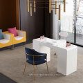 Mesa de Manicura Nagel Desk Tisch Salon Maniküre modern mit Tischschild